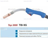 Горелка для полуавтоматической сварки TBI 8G-blue-RGZ, длина 3 метра - st-e.info - Бердск