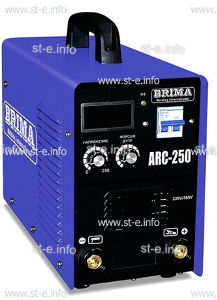 Сварочный аппарат Brima (инвертор) ARC 250 (220/380В) - st-e.info - Бердск