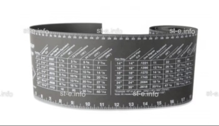 Лента для разметки труб 100mm*1220mm - st-e.info - Бердск